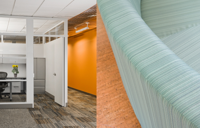 Earthlink's workspace designed by Wirt Design Group