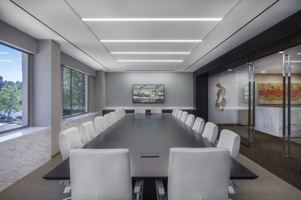 Westlake Village meeting room area interior re-design by Wirt Design