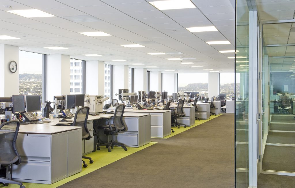 example of updated office space in LA