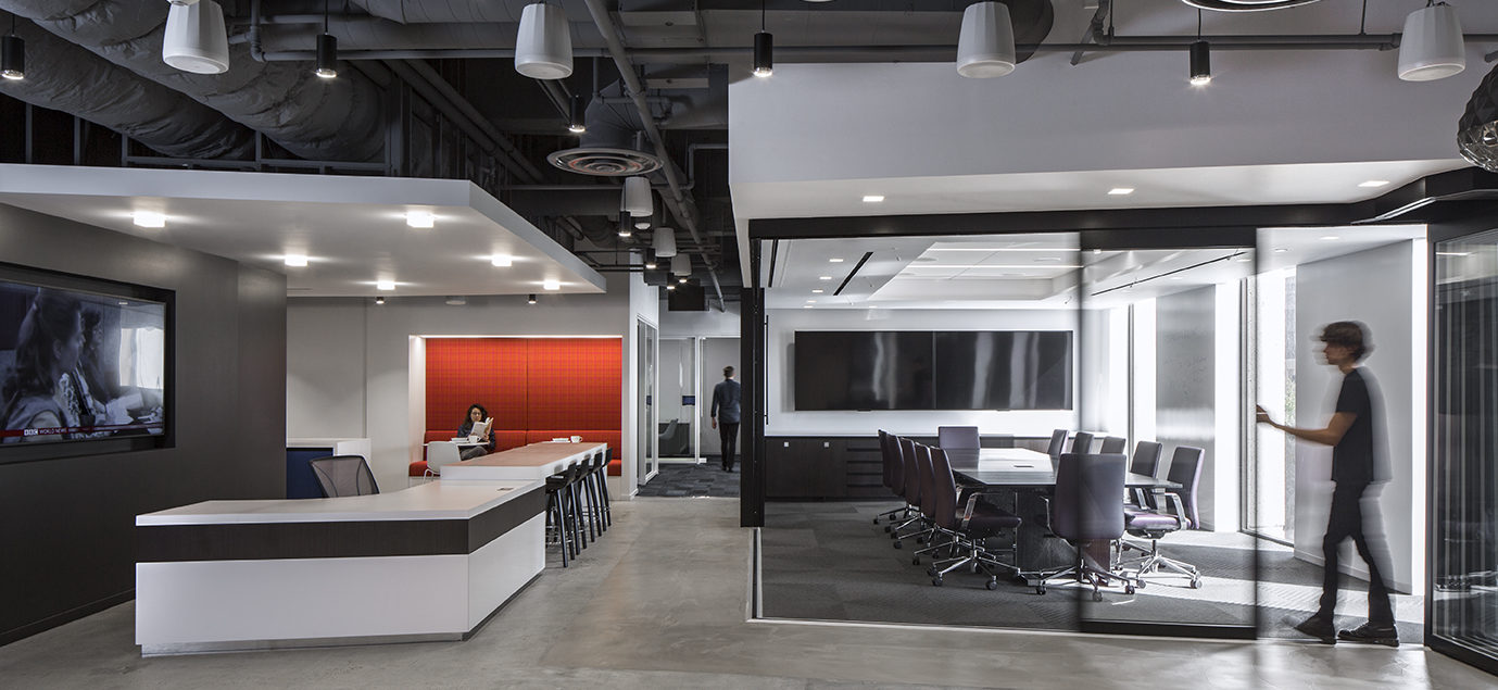 image of sleek modern workplace - antifragile workplace concept image